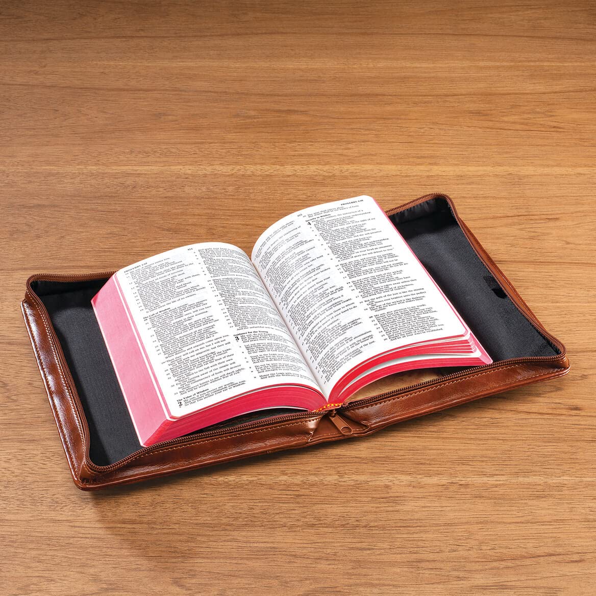 Personalized Cardinal Brown Bible Case - Custom Leather Bible Cover for Women & Men - Perfect for Church, Travel, and Daily Devotion