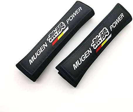Premium Mugen Cotton Car Seat Belt Covers - Soft Shoulder Strap Pads for Comfort & Protection | Perfect for Long Drives & Daily Commutes