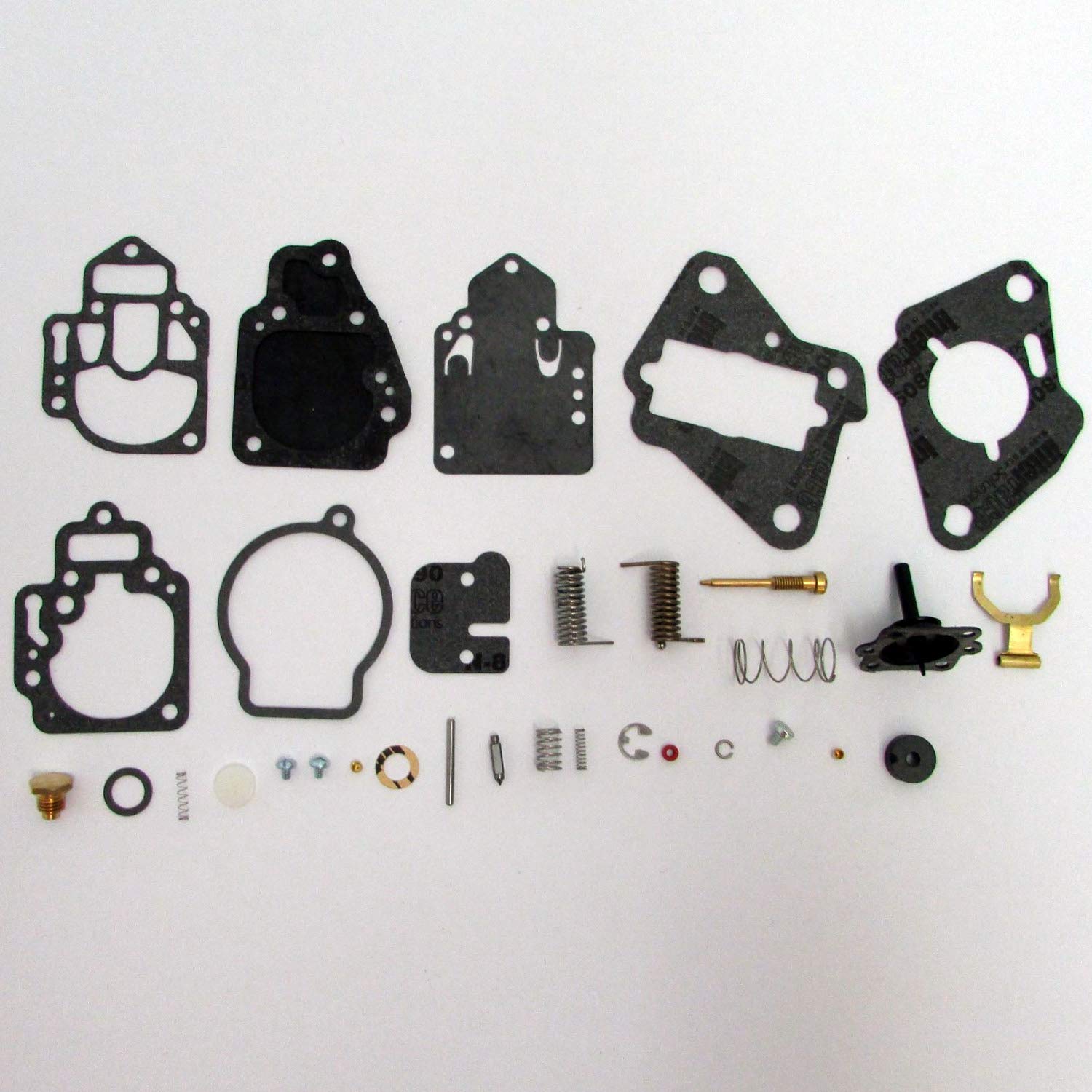 Quicksilver Boat Engine Carburetor Repair Kit - Marine Outboard Motor Carb Rebuild Kit for Mercury, Yamaha, Honda - Perfect for DIY Boat Maintenance & Emergency Repairs on Water
