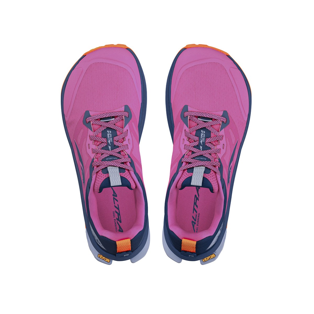 Altra Women's Lone Peak 9 Trail Running Shoes - Lightweight Hiking Shoes for Women, Purple/Orange Color - Perfect for Trail Running, Hiking & Outdoor Adventures