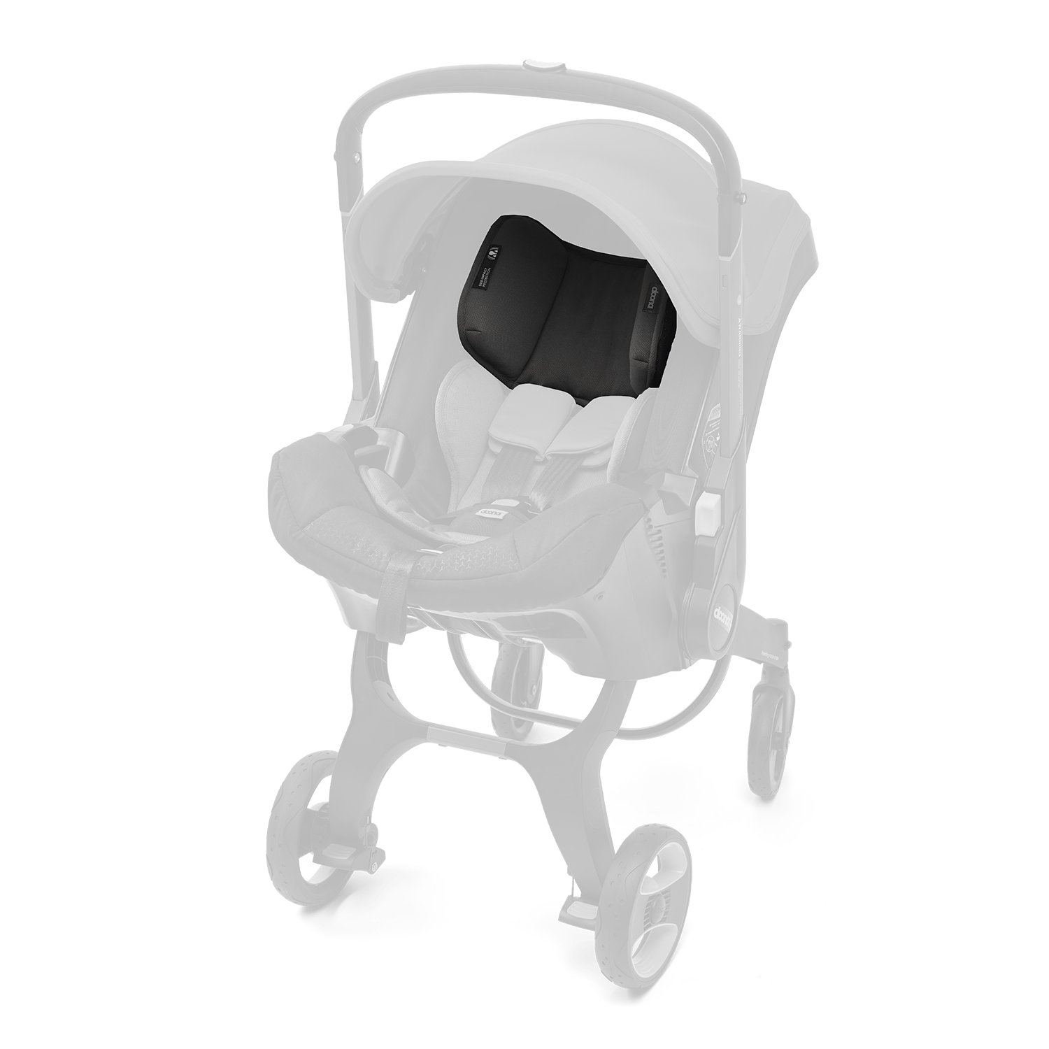 Doona Infant Car Seat Replacement Head Support - Baby Headrest for Doona Stroller & Car Seat - Safe & Comfortable for Newborns & Toddlers - Perfect for Travel, Daily Commutes & Errands
