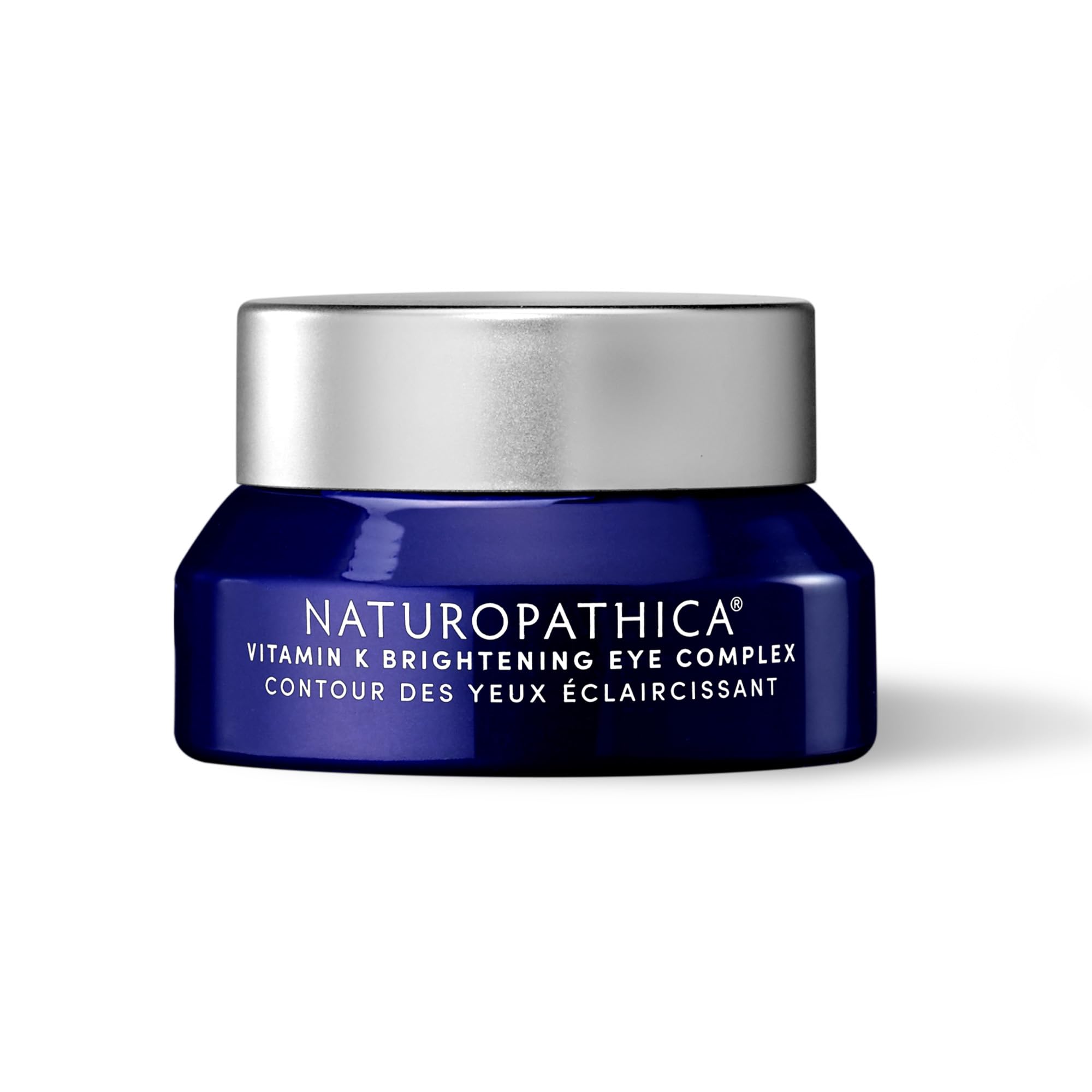 Naturopathica Vitamin K Brightening Eye Cream for Dark Circles & Puffy Eyes | Firming & Revitalizing Under Eye Treatment | 0.5 fl oz | Daily Anti-Aging Eye Care for Tired Eyes | Perfect for Morning & Night Skincare Routine
