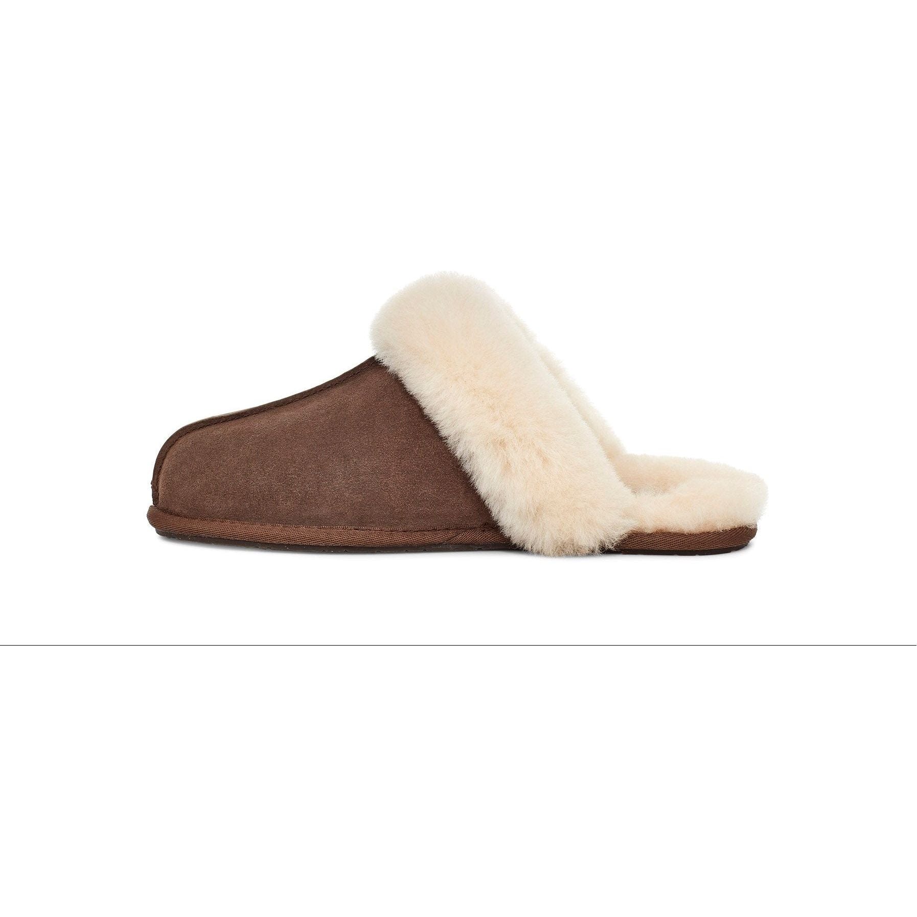 UGG Women's Scuffette II Slippers - Cozy Faux Fur Lined House Shoes in Espresso Brown | Warm Indoor/Outdoor Comfort for Winter & Home Relaxation