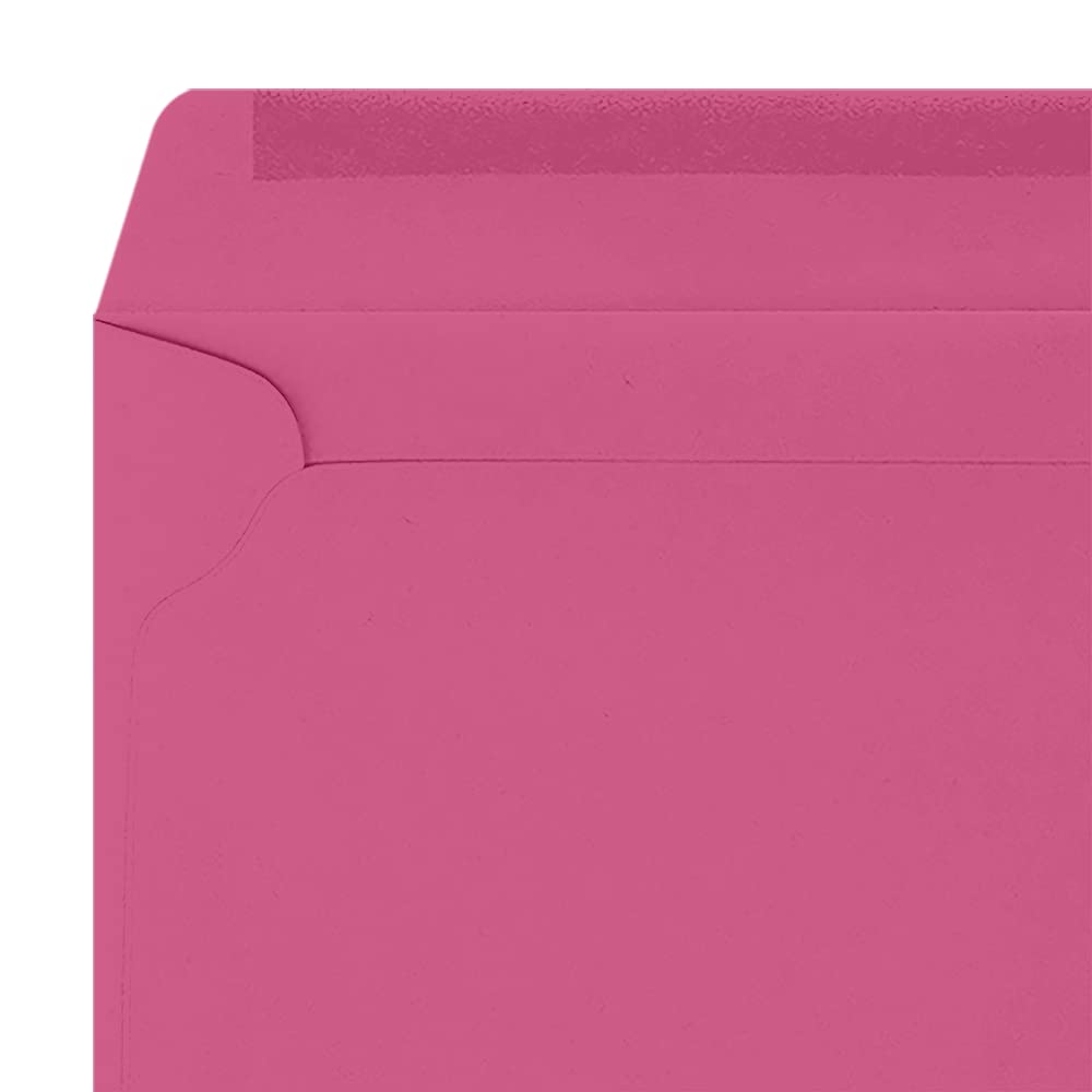 LUXPaper 9 x 12 Booklet Envelopes in Magenta Pink | 80lb Text Weight | Pack of 500 | Perfect for Wedding Invitations, Business Mailers & Greeting Cards