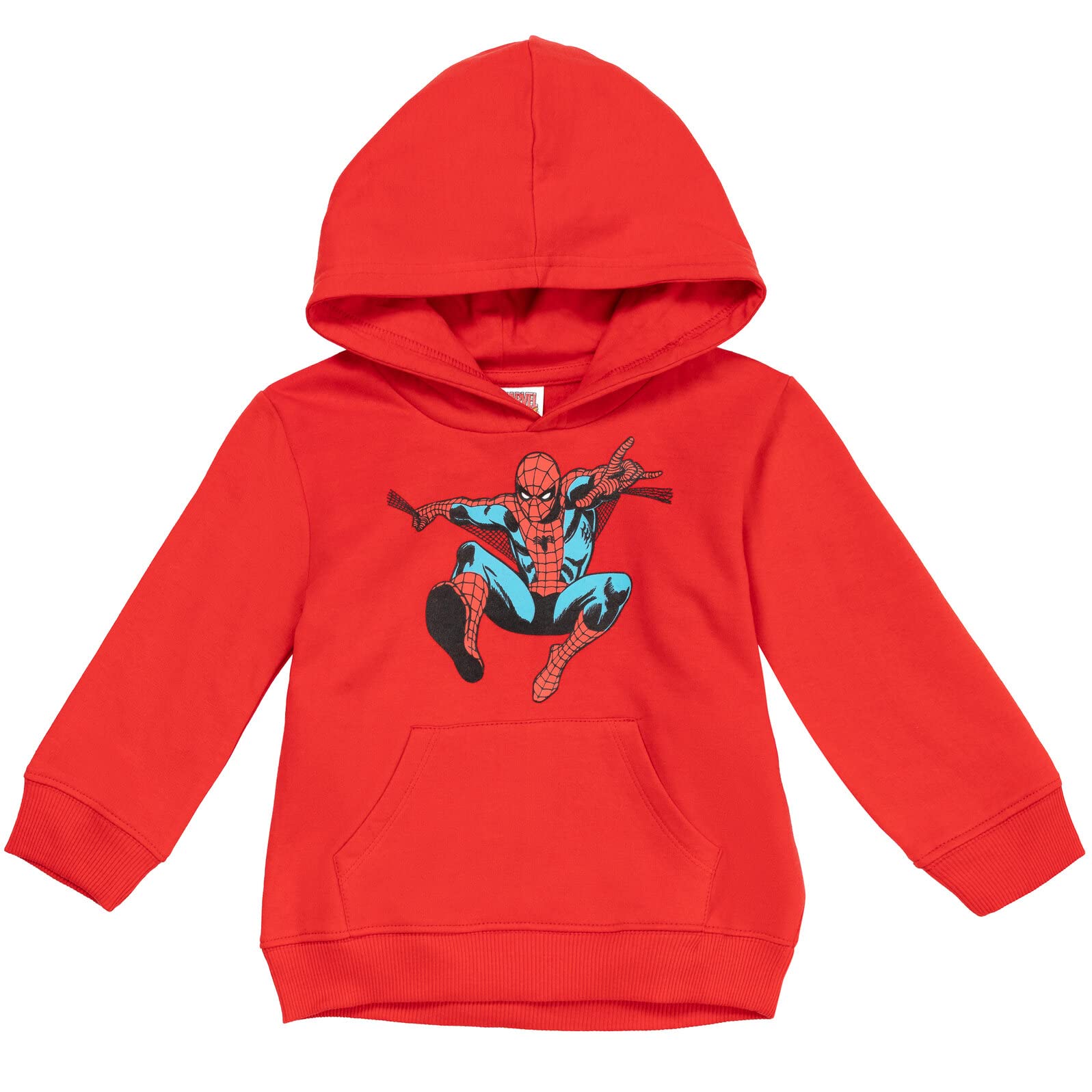Marvel Avengers Spider-Man Fleece Pullover Hoodie for Men - Soft & Warm Superhero Sweatshirt - Perfect for Cosplay, Halloween & Casual Wear