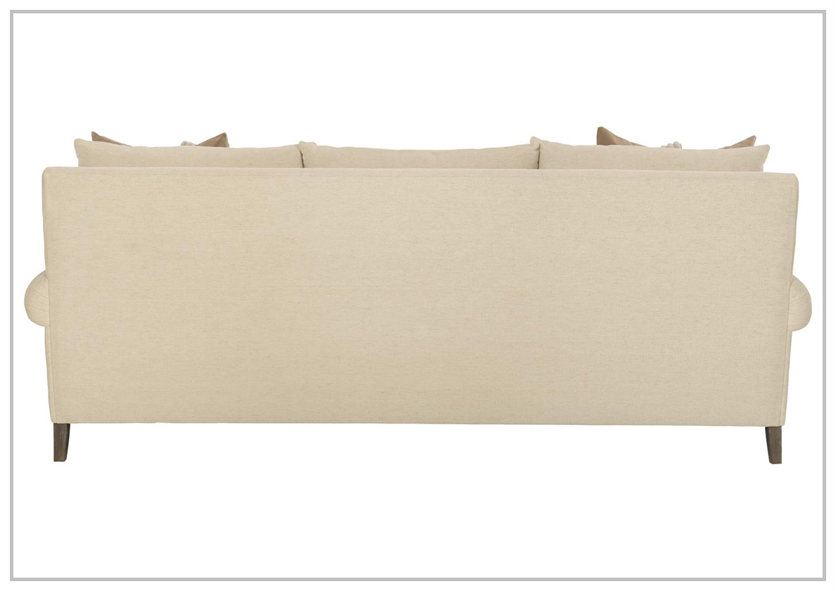 Bernhardt Isabella Fabric Sofa with Plush Feather Down Cushions - Luxurious Comfort for Living Room, Lounge & Family Gatherings