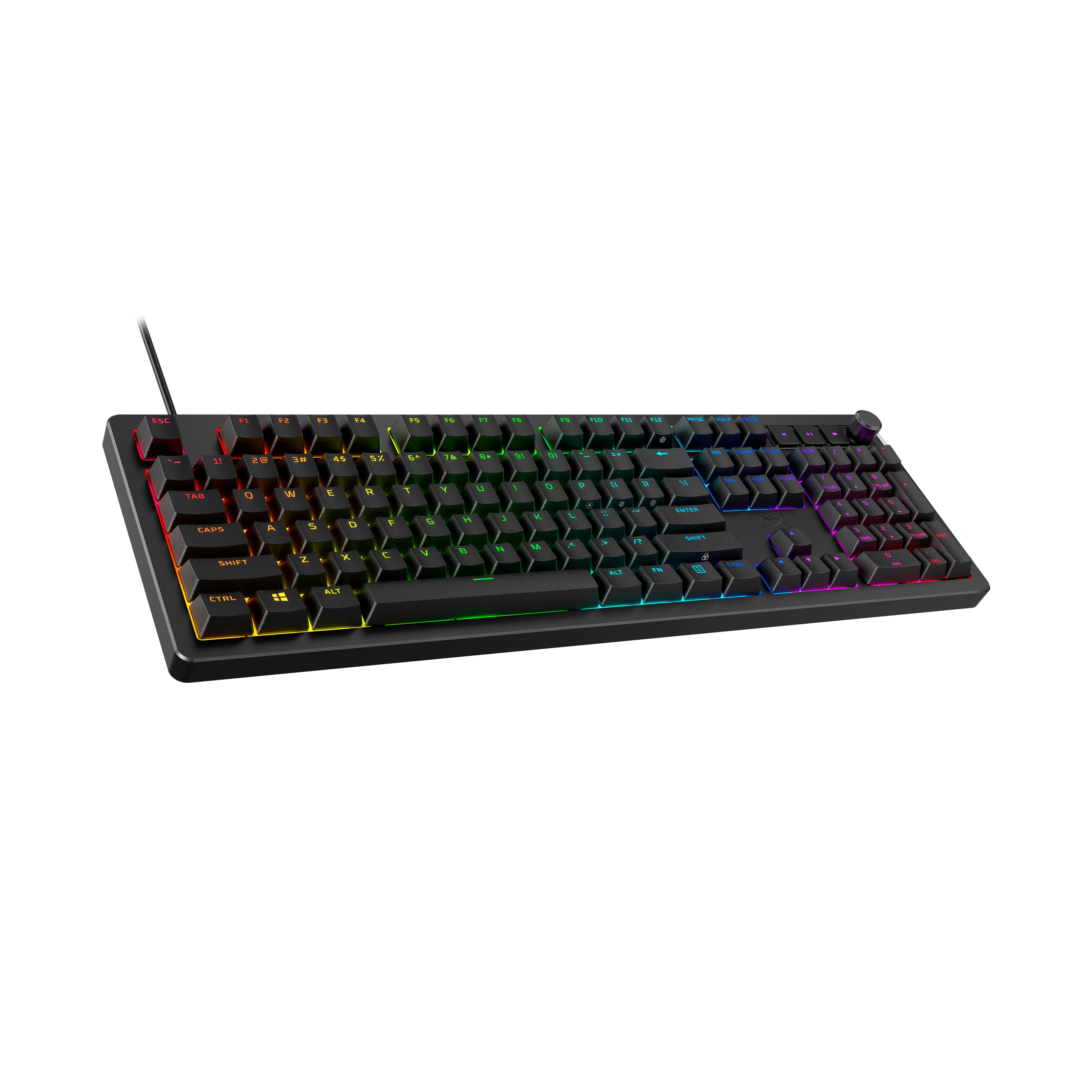 HyperX Alloy Rise Mechanical Gaming Keyboard - RGB Backlit, Anti-Ghosting, Durable Switches for PC & Mac - Perfect for Esports, Streaming & Office Work