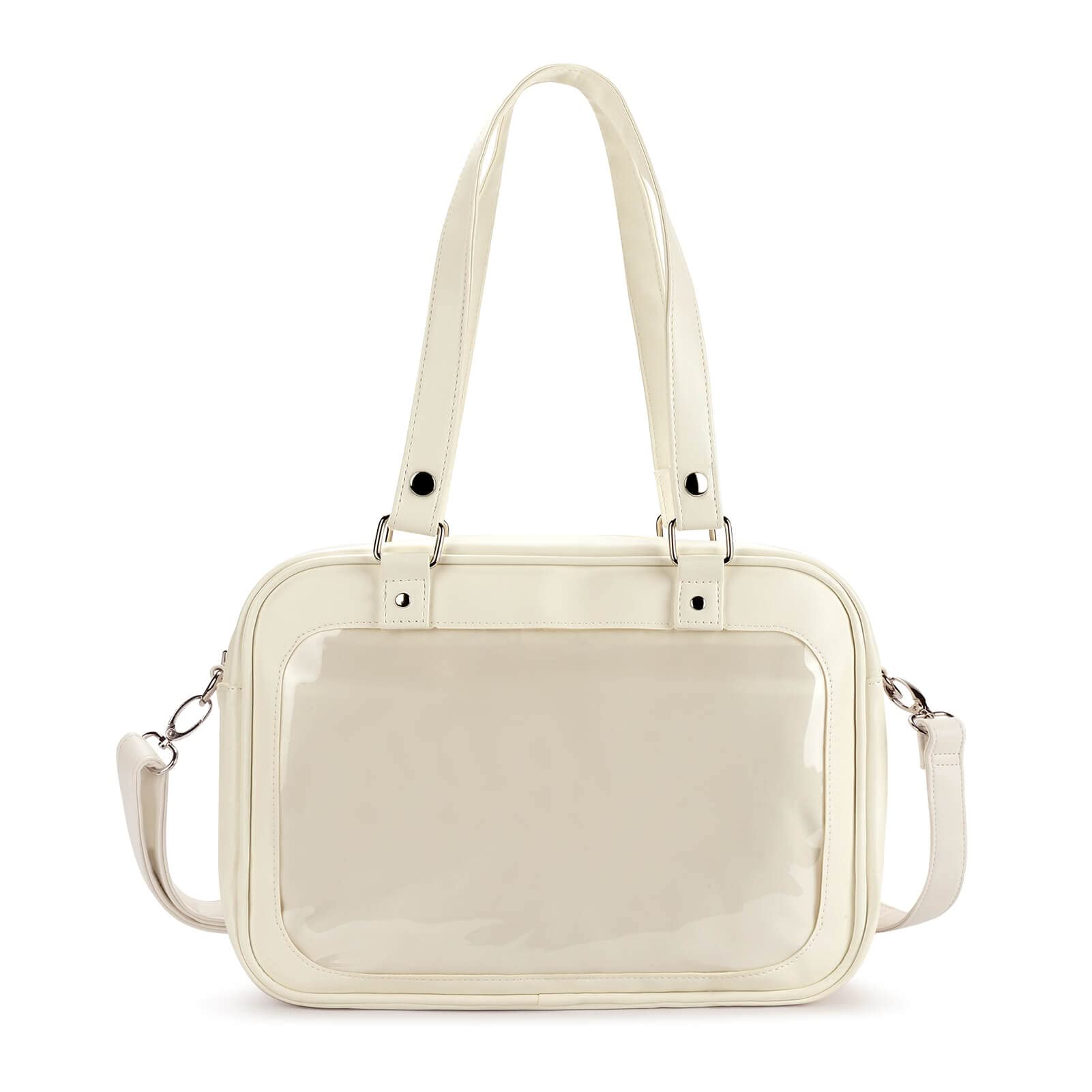 Anime Cosplay Steamed Bun Ita Bag Crossbody Backpack with Pin Display Insert - Perfect for Conventions, School, and Everyday Use
