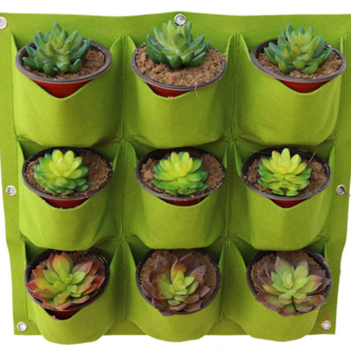 72 Pocket Vertical Wall Garden Planter - Hanging Planting Grow Bags for Indoor Outdoor Plants, Herbs, Flowers | Perfect for Balcony, Patio, Small Space Gardening & Home Decor
