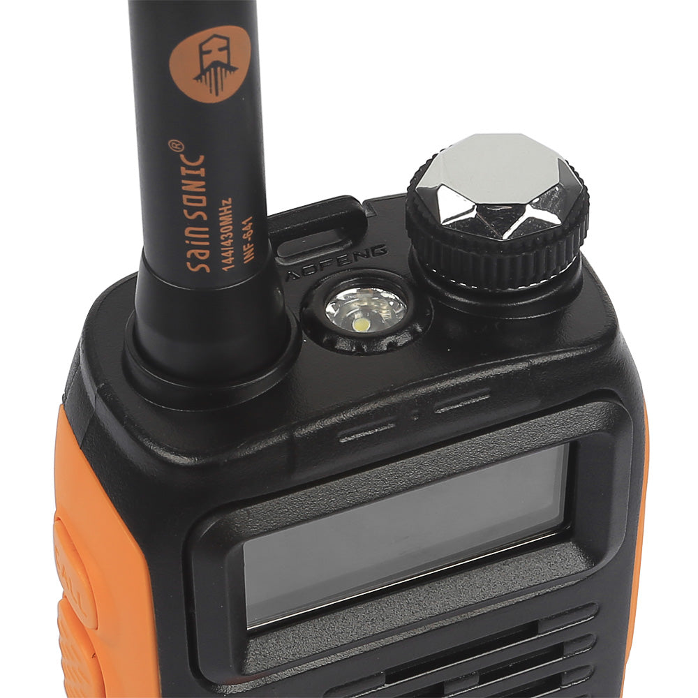 Baofeng GT-3 Mark II Dual Band Two-Way Radio - 5W High Power, 3800mAh Long Battery Life, Upgraded Antenna & Built-in Flashlight - Ideal for Outdoor Adventures, Emergency Communication, and Security Work