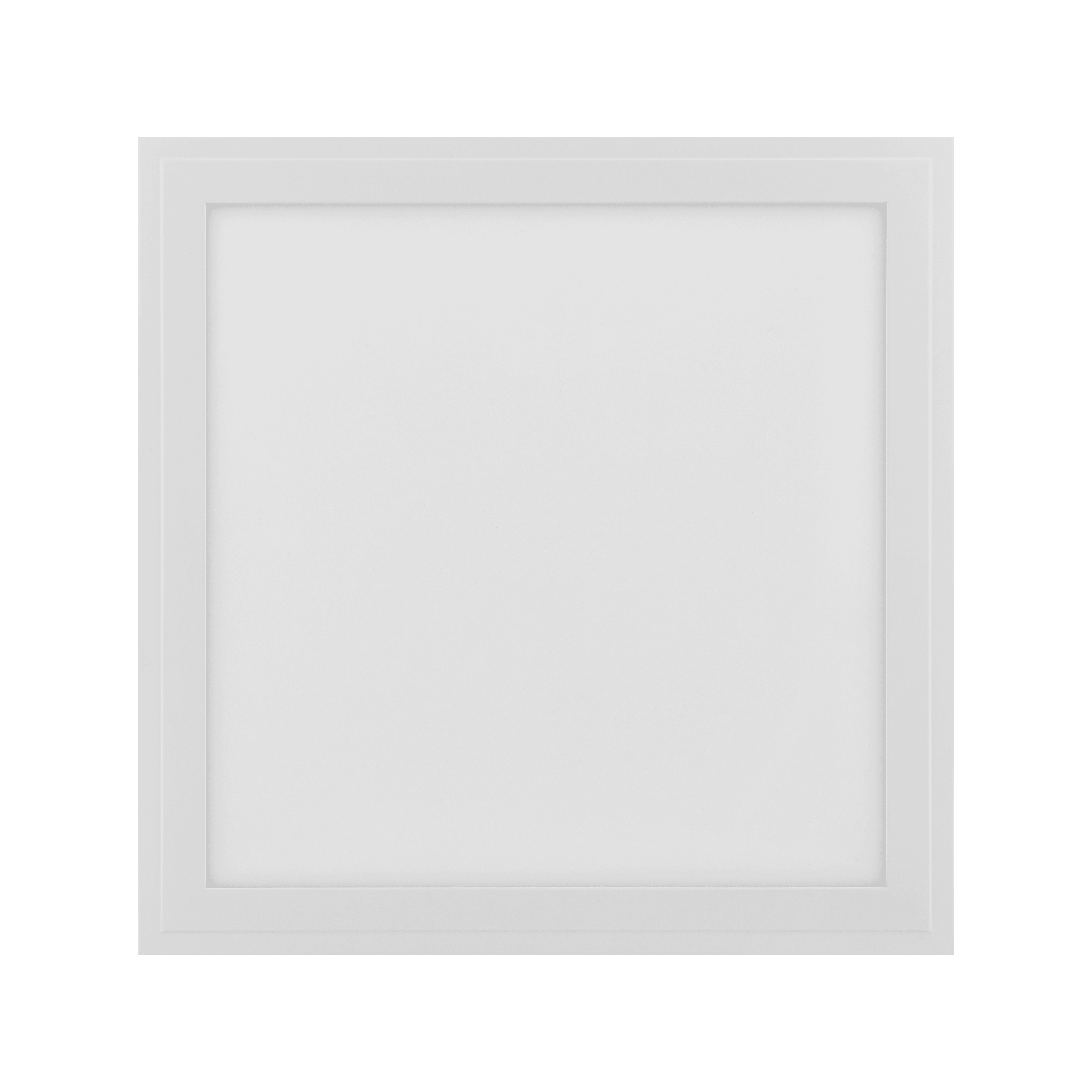 Eglo Connect Salobrena Z Smart White Square LED Ceiling Flush Mount Light 30cm - Modern Smart Lighting for Living Room, Bedroom & Kitchen