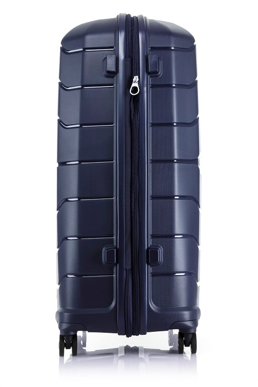 Samsonite Oc2lite 81cm Large 4 Wheel Hard Suitcase - Lightweight Durable Luggage with Spinner Wheels for Travel, Business Trips & Vacations (Navy Blue)