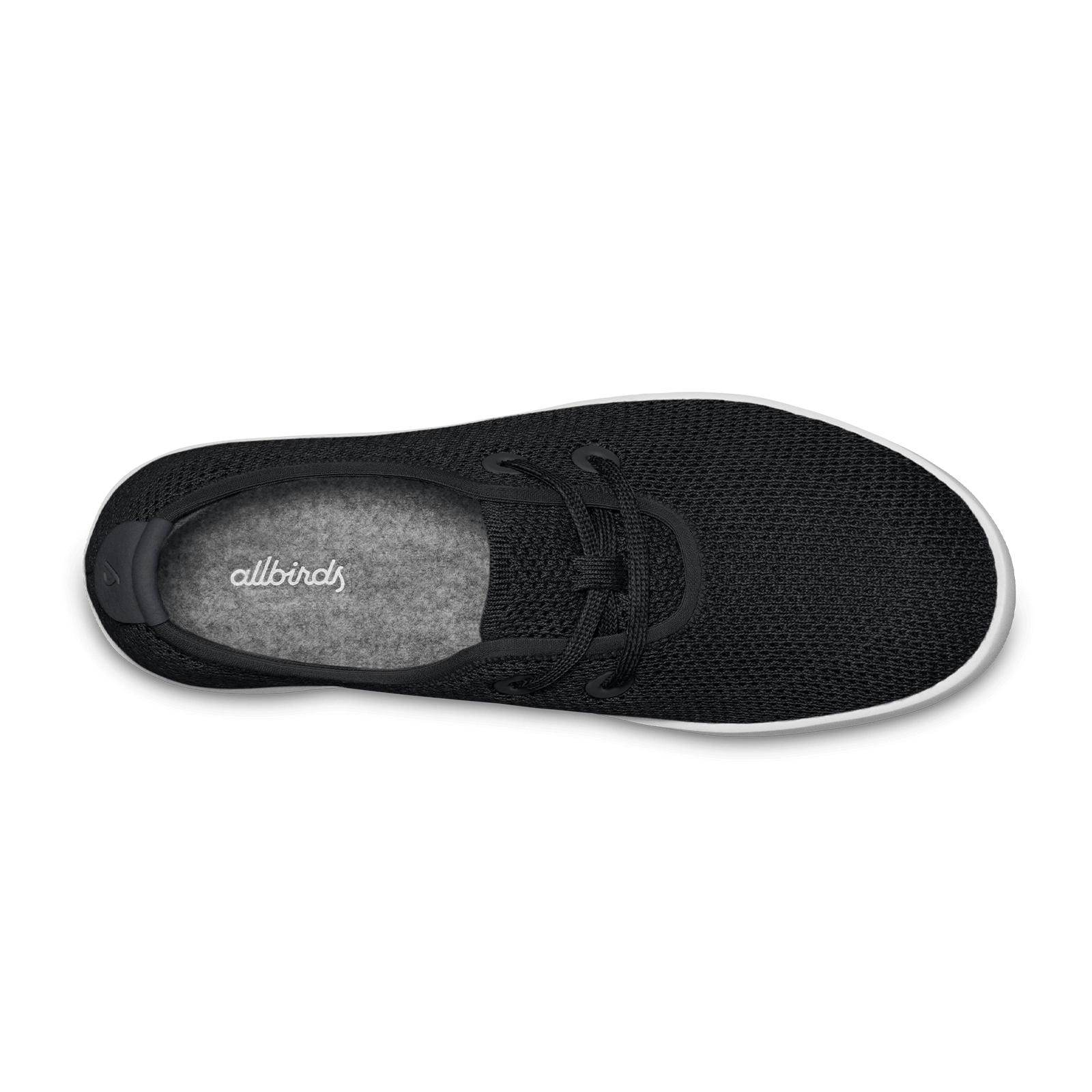 Men's Tree Skipper Jet Black Sneakers with White Sole - Comfortable Casual Shoes for Walking, Running & Everyday Wear