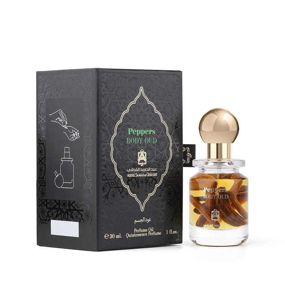 Peppers Body Oud Perfume Oil 30ml - Long Lasting Fragrance for Women & Men - Perfect for Date Night, Special Occasions & Daily Wear