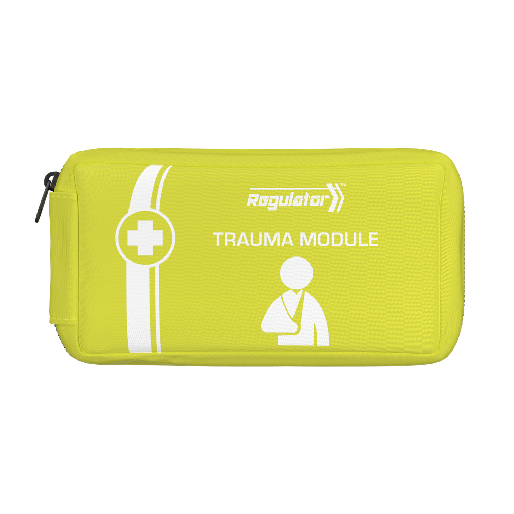 MODULATOR Yellow Trauma Module First Aid Kit 20 x 10 x 6cm - Emergency Medical Supplies for EMT, Paramedics & Outdoor Adventures