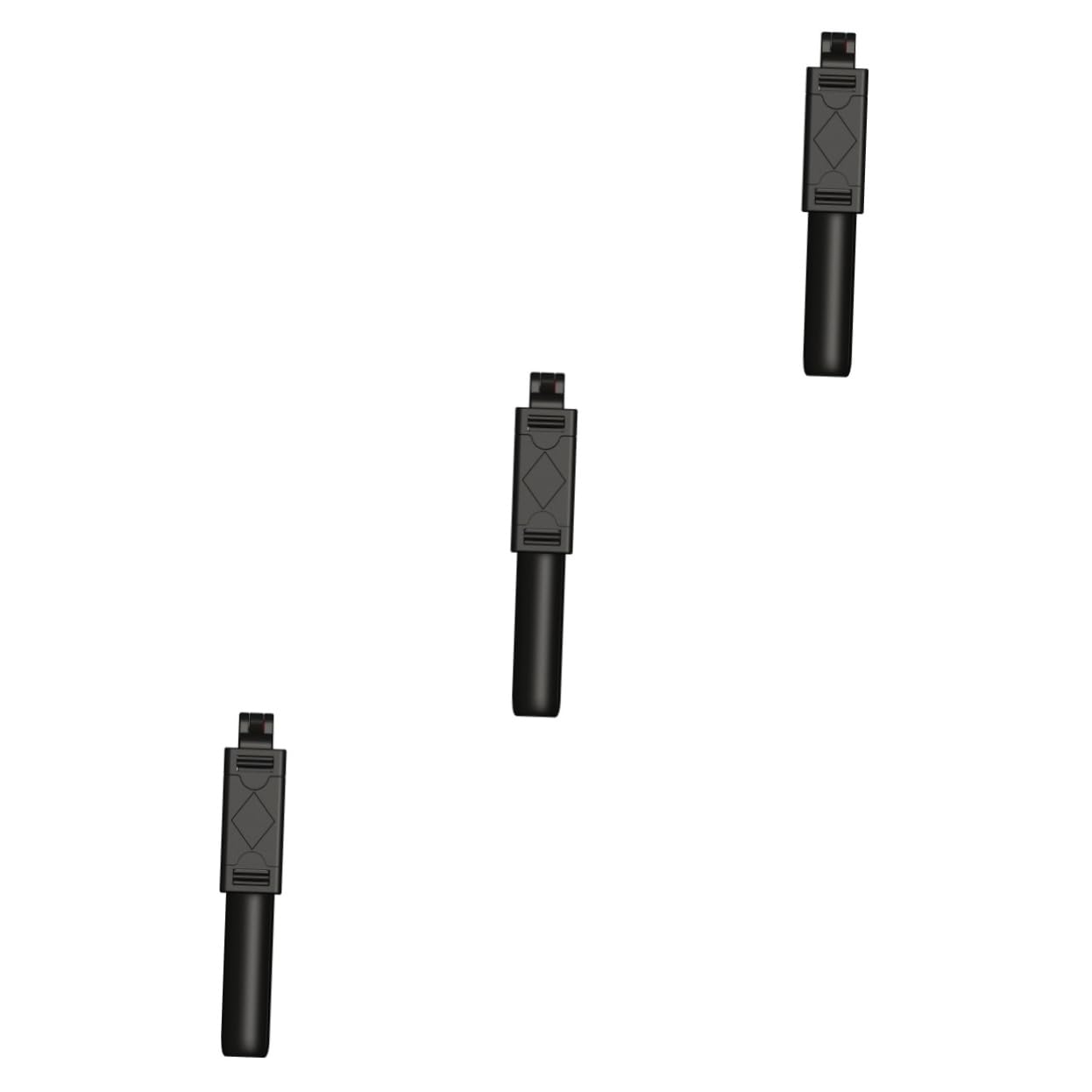 Uonlytech 3-Pack Mini Phone Tripod Stand - Adjustable Universal Cell Phone Tripod for iPhone, Samsung, Smartphones - Perfect for Tabletop, Desk, Vlogging, Selfies & Live Streaming