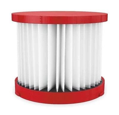 Milwaukee 49-90-1900 HEPA Filter for Wet/Dry VAC - Replacement Air Filter for Dust Collection, Workshop & Construction Cleanup - Fits Milwaukee 8920, 8925, 8930, 8960-20 Wet/Dry Vacuums