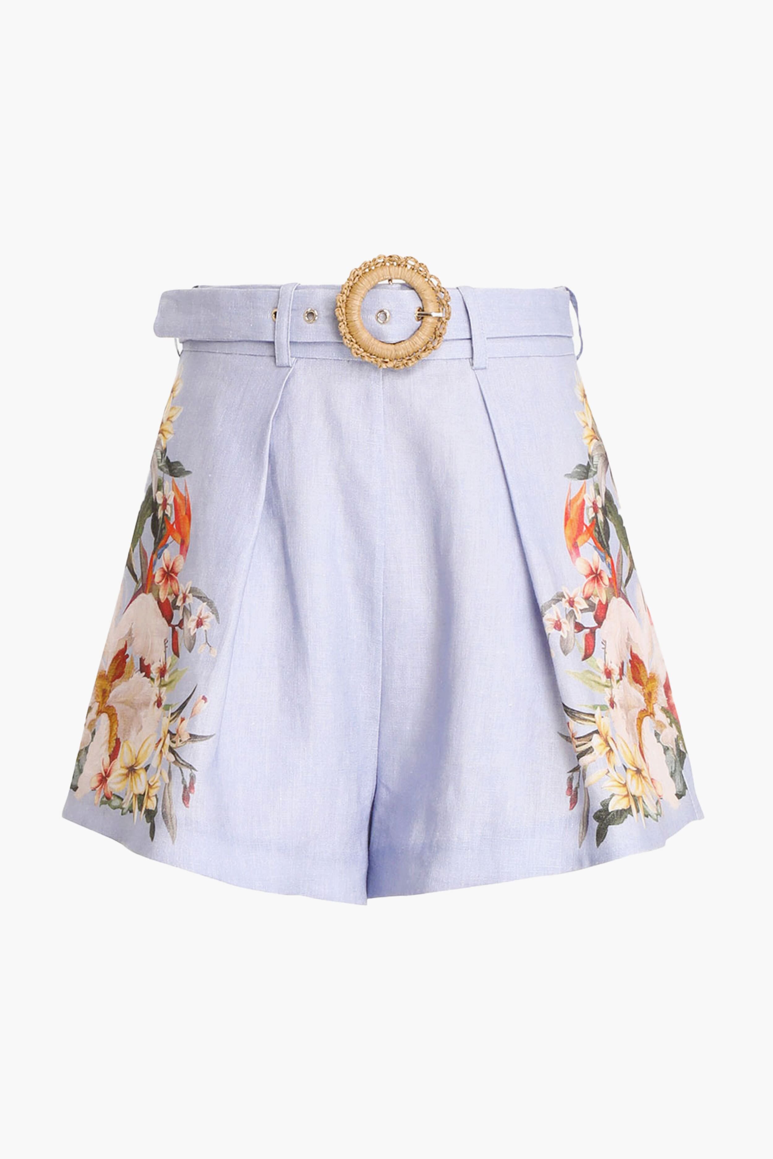 Blue Palm Lexi Tuck Shorts - Women's High Waisted Casual Summer Shorts for Beach, Vacation & Everyday Wear