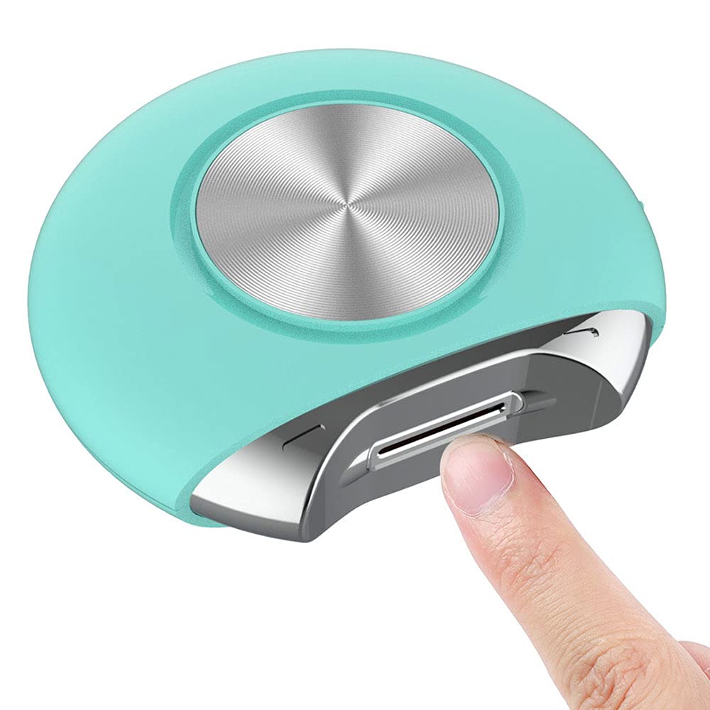 **Dysel Electric Nail File - Professional Manicure & Pedicure Machine for Acrylic Nails, Toenails & Fingernails - Safe & Portable Nail Trimmer for Adults, Kids & Elderly - Perfect for Home, Travel & Salon Use (Green)**