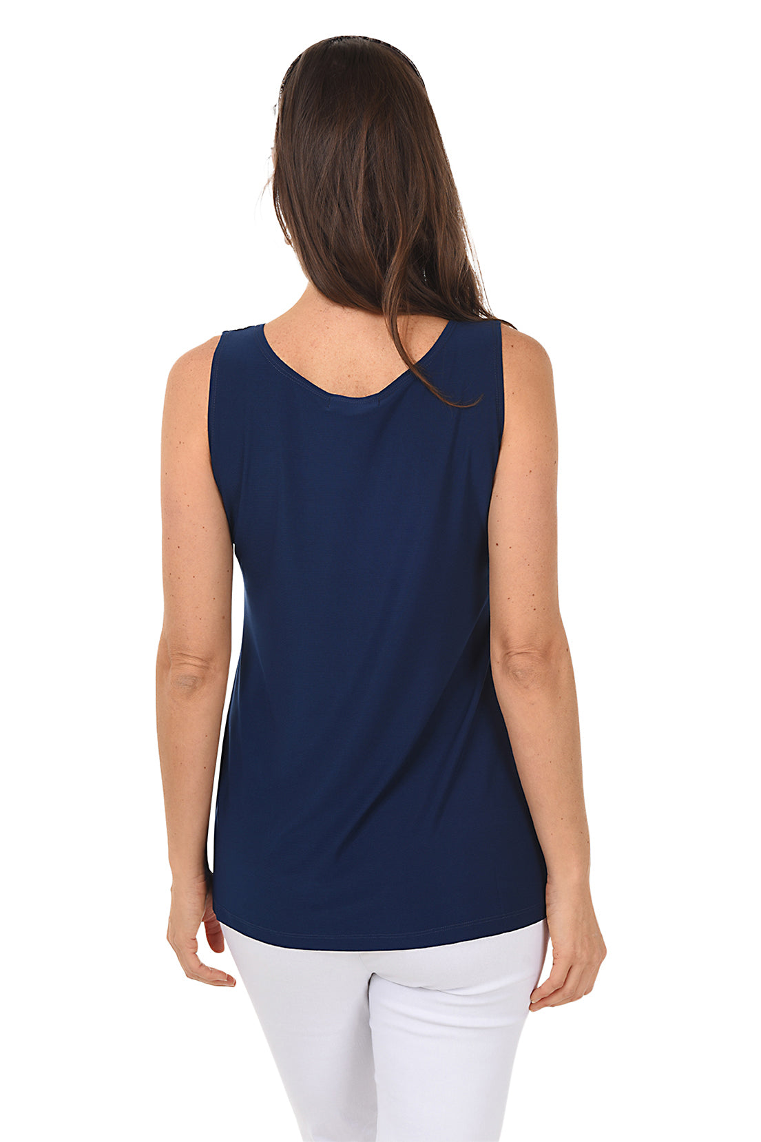 Classic Scoop Neck Sleeveless Tank Top for Women - Comfortable Summer Casual Wear - Perfect for Beach, Gym, and Everyday Outfits