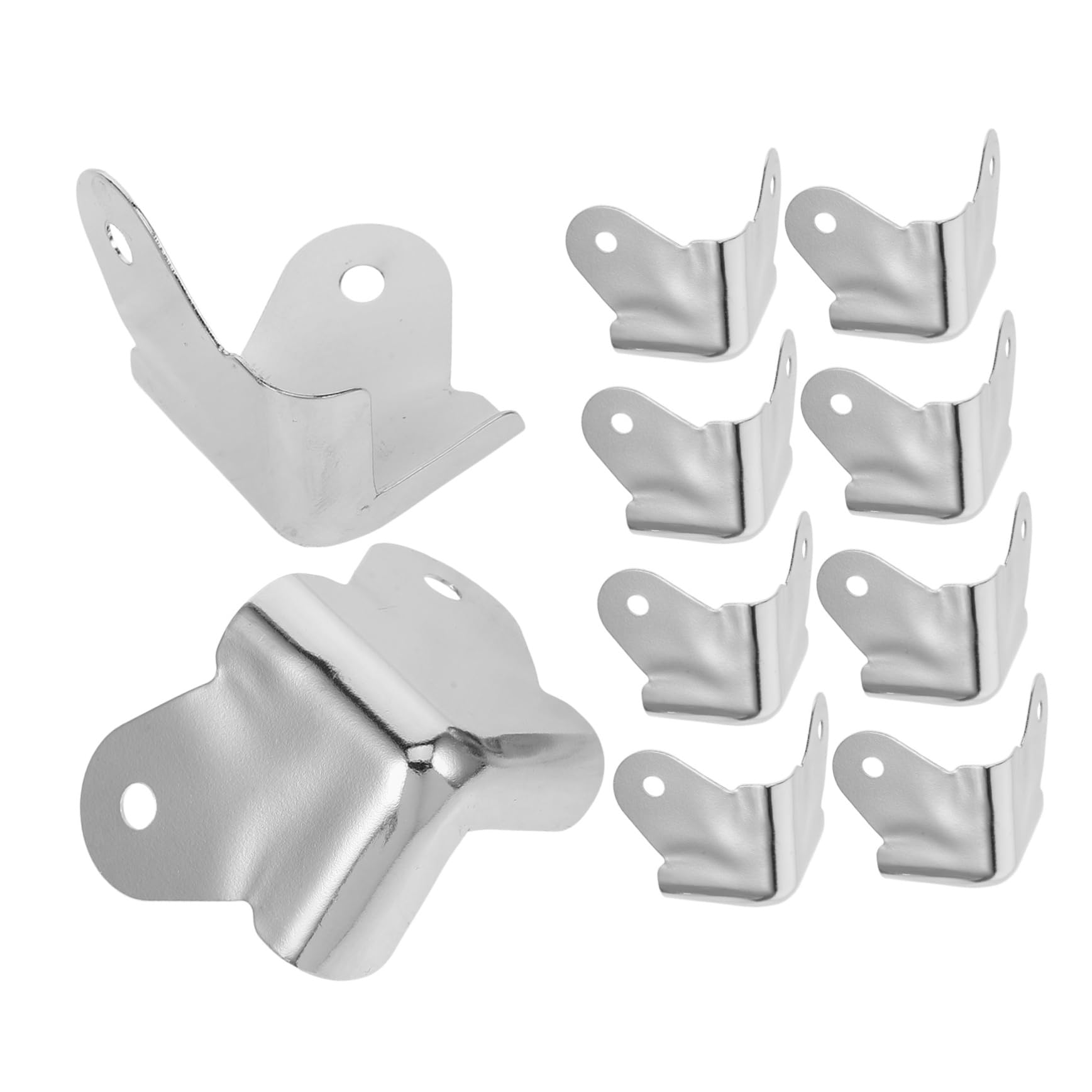 SEWOART 10-Pack Heavy Duty Metal Luggage Corner Protectors - Durable Box Edge Guards for Suitcases, Furniture & Moving Boxes - Perfect for Travel, Shipping & Home Protection