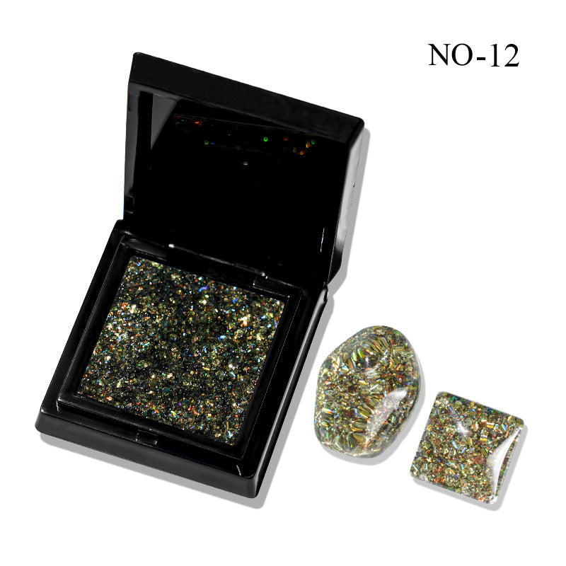 Premium Solid Glitter Gel - Holo Series (3g) for Nail Art, DIY Crafts & Makeup - Long-Lasting Shine & Vibrant Colors