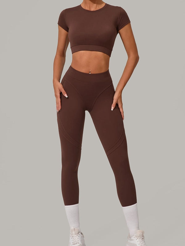 ZASUWA Women's Sexy Push Up High Waist Tracksuit Set - Gym Workout, Yoga, Lounge Wear for Women