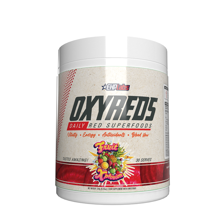 EHP Labs OxyReds Nitric Oxide Booster Supplement - 30 Servings for Enhanced Blood Flow, Energy & Performance | Pre-Workout, Post-Workout & Daily Fitness Support