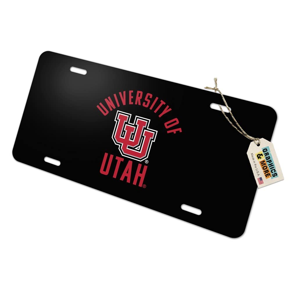 University of Utah Utes Novelty Metal Vanity License Plate - Personalized Car Tag for Alumni & Fans - Perfect for Tailgating, Gameday & College Pride Decor