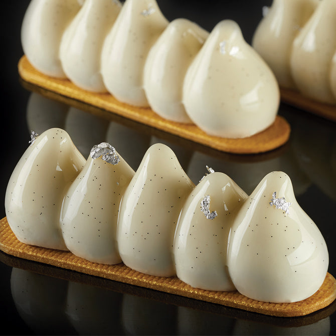 Premium Pavoflex Silicone Mold Set - 14 Professional Baking Forms Inspired by Antonio Bachour Miami Collection | Perfect for Cake Decorating, Chocolate Making & Pastry Arts