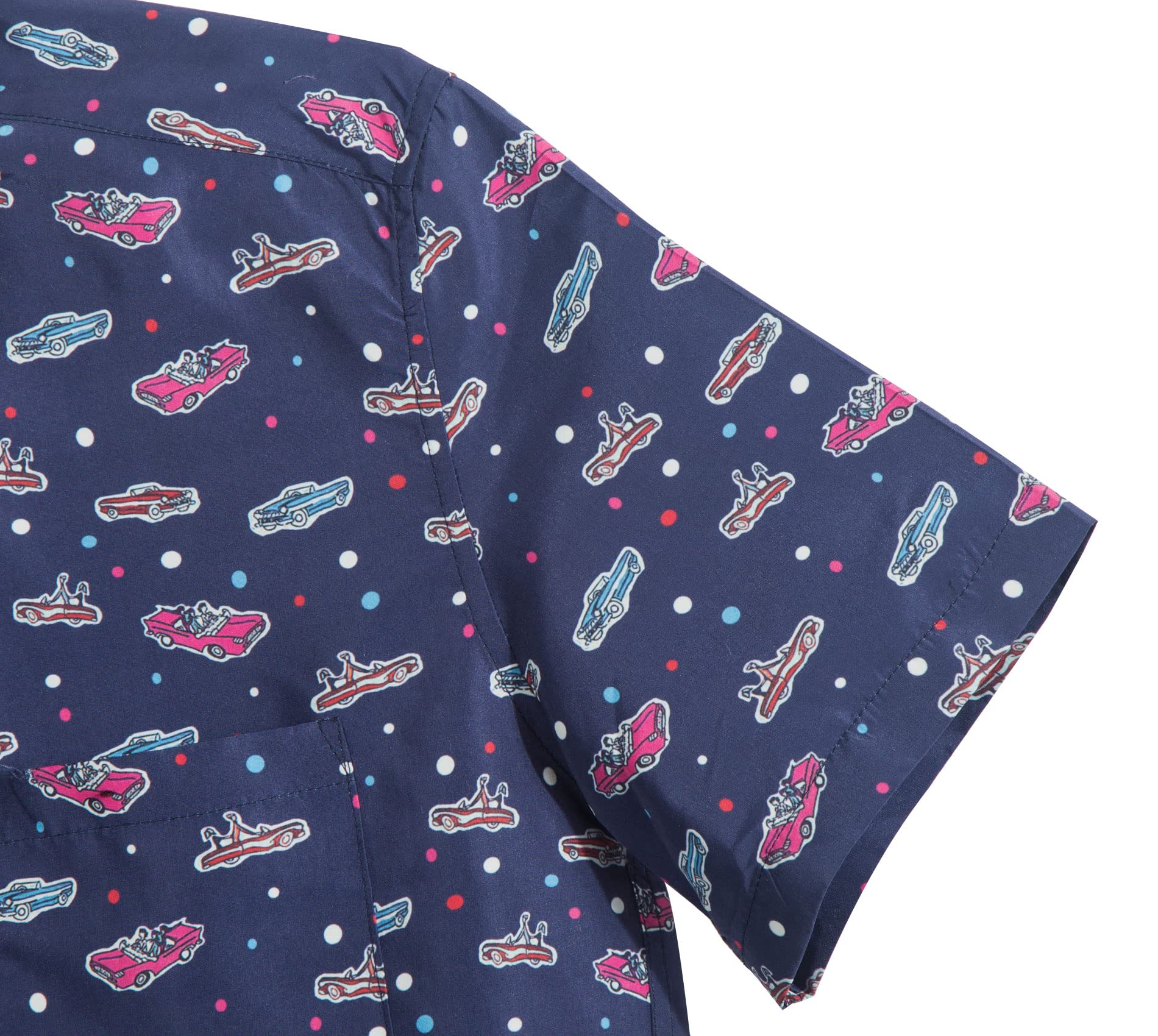 Stylish Men's Short Sleeve Button Down Shirts - Breathable Casual Printed Dress Shirts for Summer | Perfect for Office, Beach & Outdoor Activities