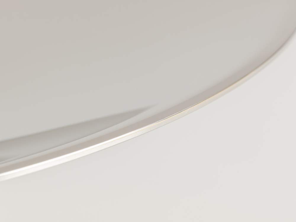 Stylish Mirror Plate - Elegant Home Decor for Bathroom, Bedroom & Living Room | Perfect for Vanity, Dressing Table & Wall Decor