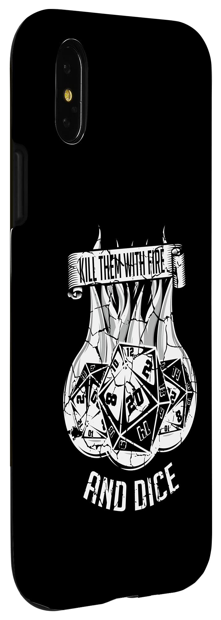 iPhone X/XS Kill Them With Fire Gamer Case - Durable Protective Cover for Gaming Enthusiasts | Perfect for Competitive Mobile Gaming & Everyday Use