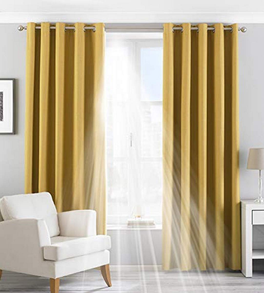 Eclipse Blackout Eyelet Curtains - 90