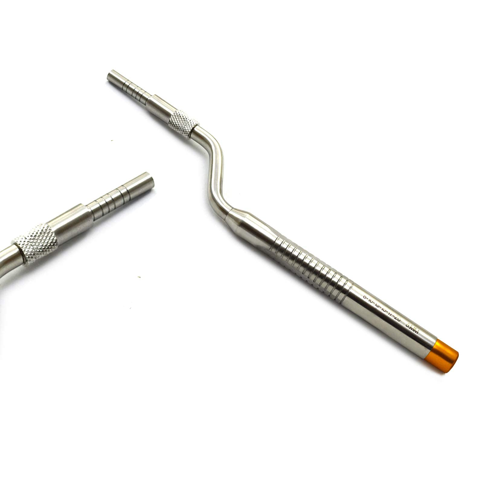 Professional Dental Osteotome Periotome Set - Curved Luxating Elevator for Implant Surgery, Orthodontic PDL Teeth & Root Extraction | Surgical Dental Instruments for Dentists & Oral Surgeons | Perfect for Dental Clinics & Oral Procedures