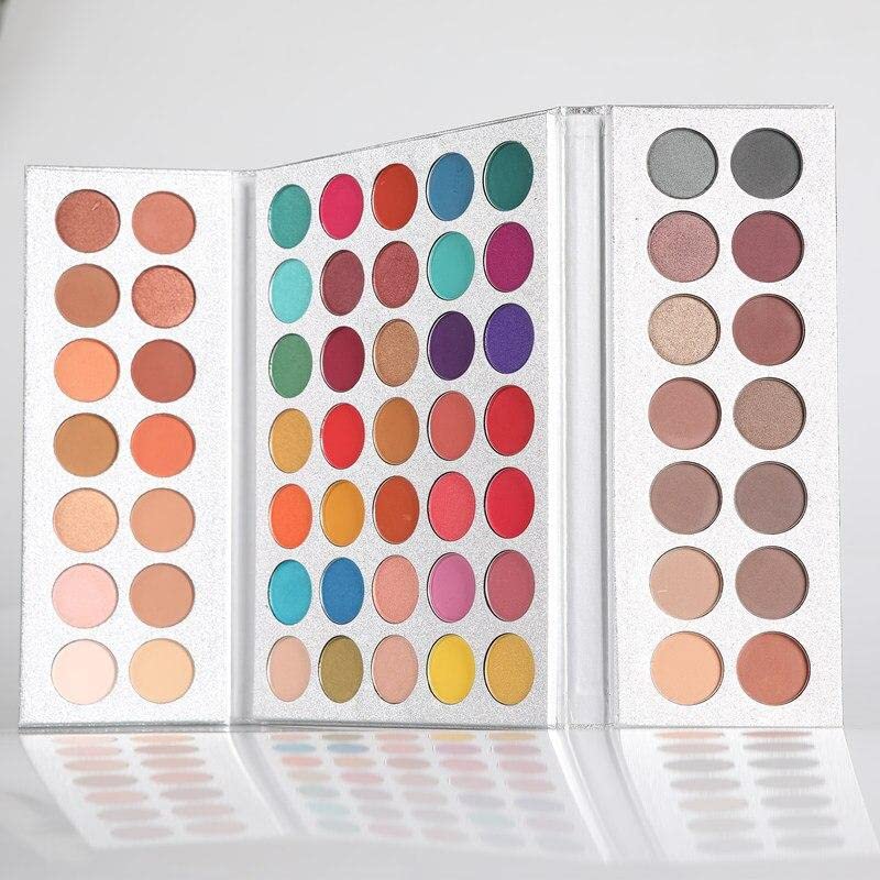 VBA Makeup Matte Eyeshadow Palette - 63 Highly Pigmented Colors for Long-Lasting Eye Makeup | Perfect for Professional Makeup Artists, Beginners & Everyday Wear