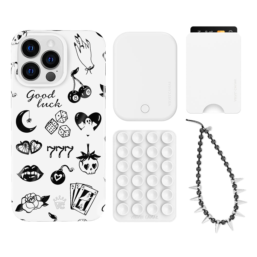 Good Luck iPhone Wallet Case - Stylish & Protective Phone Accessory for Everyday Use, Travel, and Gifting