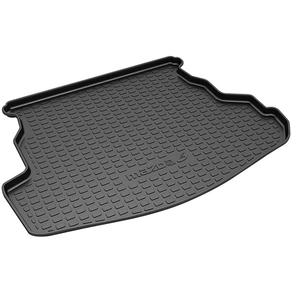 Premium Black Rubber Trunk Liner Mat for Mazda 6 (2012-2015) - Non-Slip Waterproof Cargo Floor Protector with Side Coverage | Perfect for Road Trips, Grocery Hauling & Outdoor Adventures