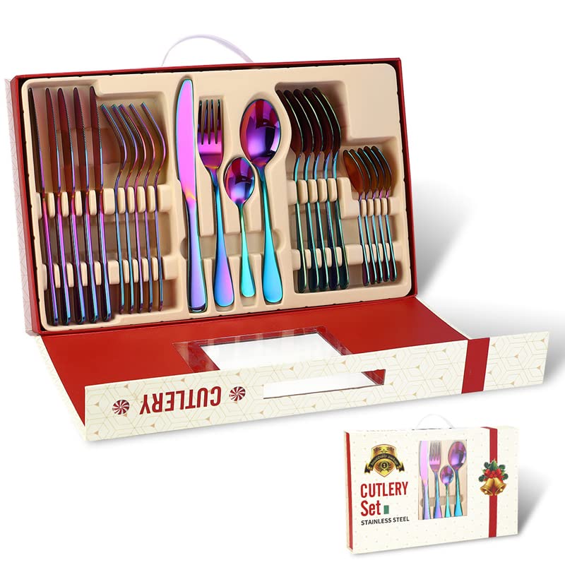 24pcs Rainbow