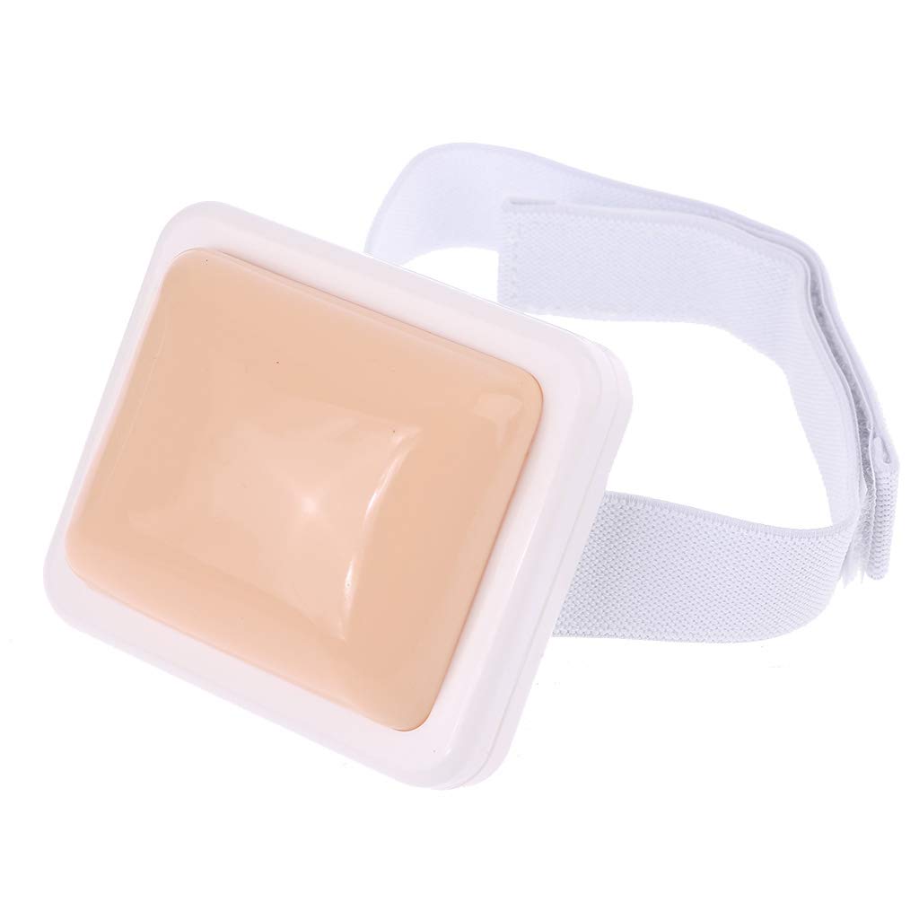 Plastic Intramuscular Injection Training Pad for Nurses & Medical Students - Realistic IV Practice Tool for Healthcare Education & Clinical Skills Development (Perfect for Nursing School, EMT Training & Medical Simulation Labs)