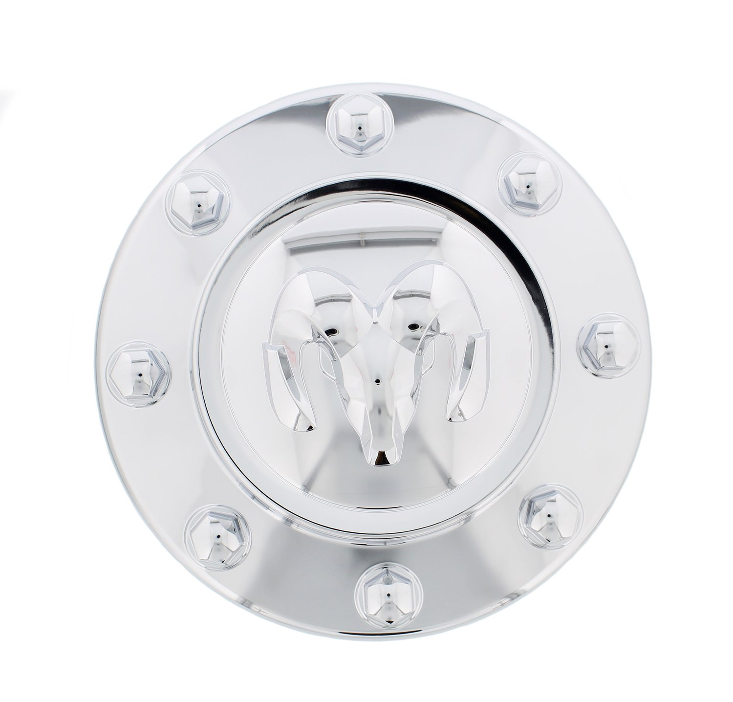 Genuine Mopar Dodge Ram 3500 Chrome Rear Dually Wheel Hub Center Cap Cover OEM Replacement - Perfect for Truck Accessories & Off-Road Upgrades