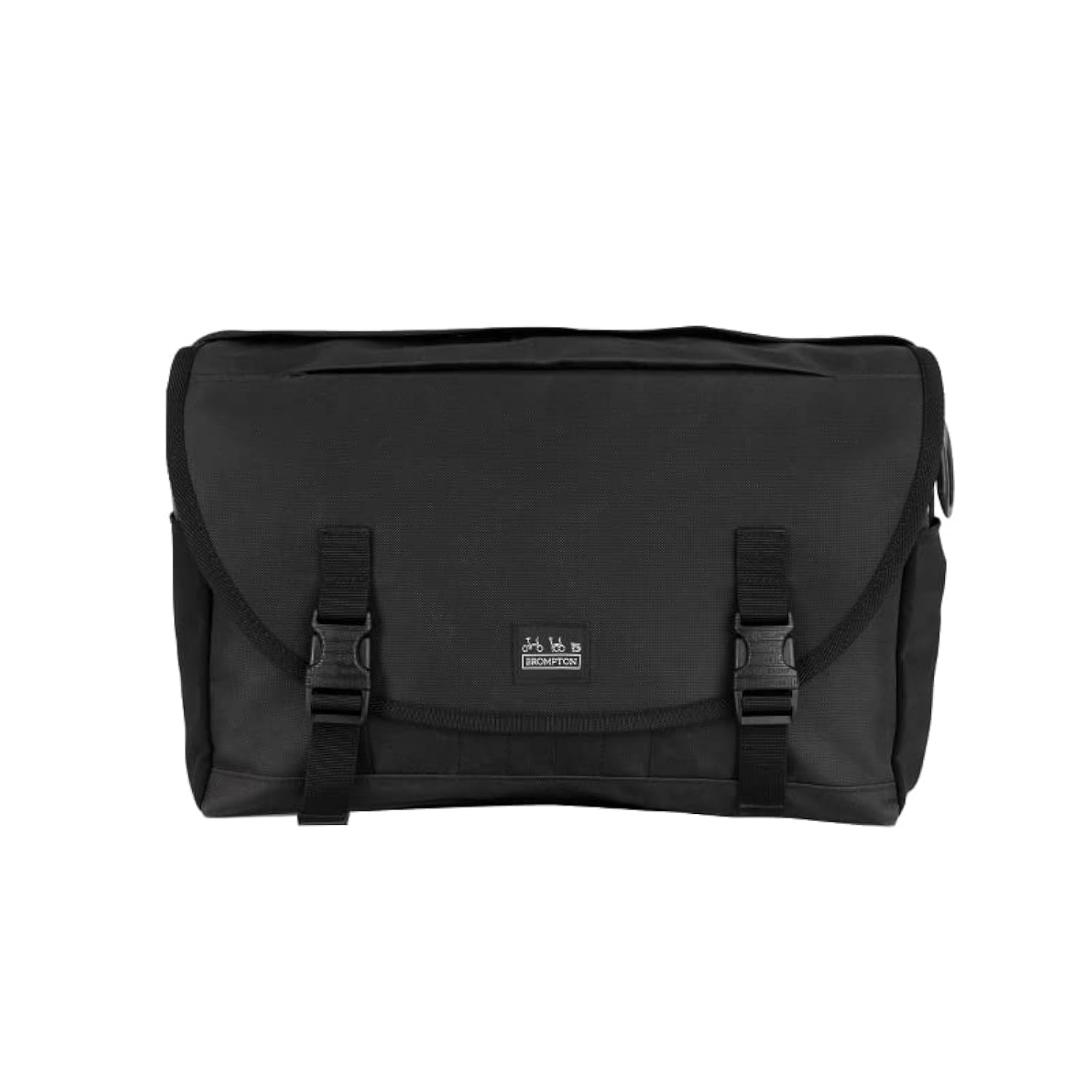 Brompton Metro Medium Messenger Bag - Waterproof & Durable Black Laptop Bag for Commuters, Students & Urban Travel | Perfect for Work, School & Cycling