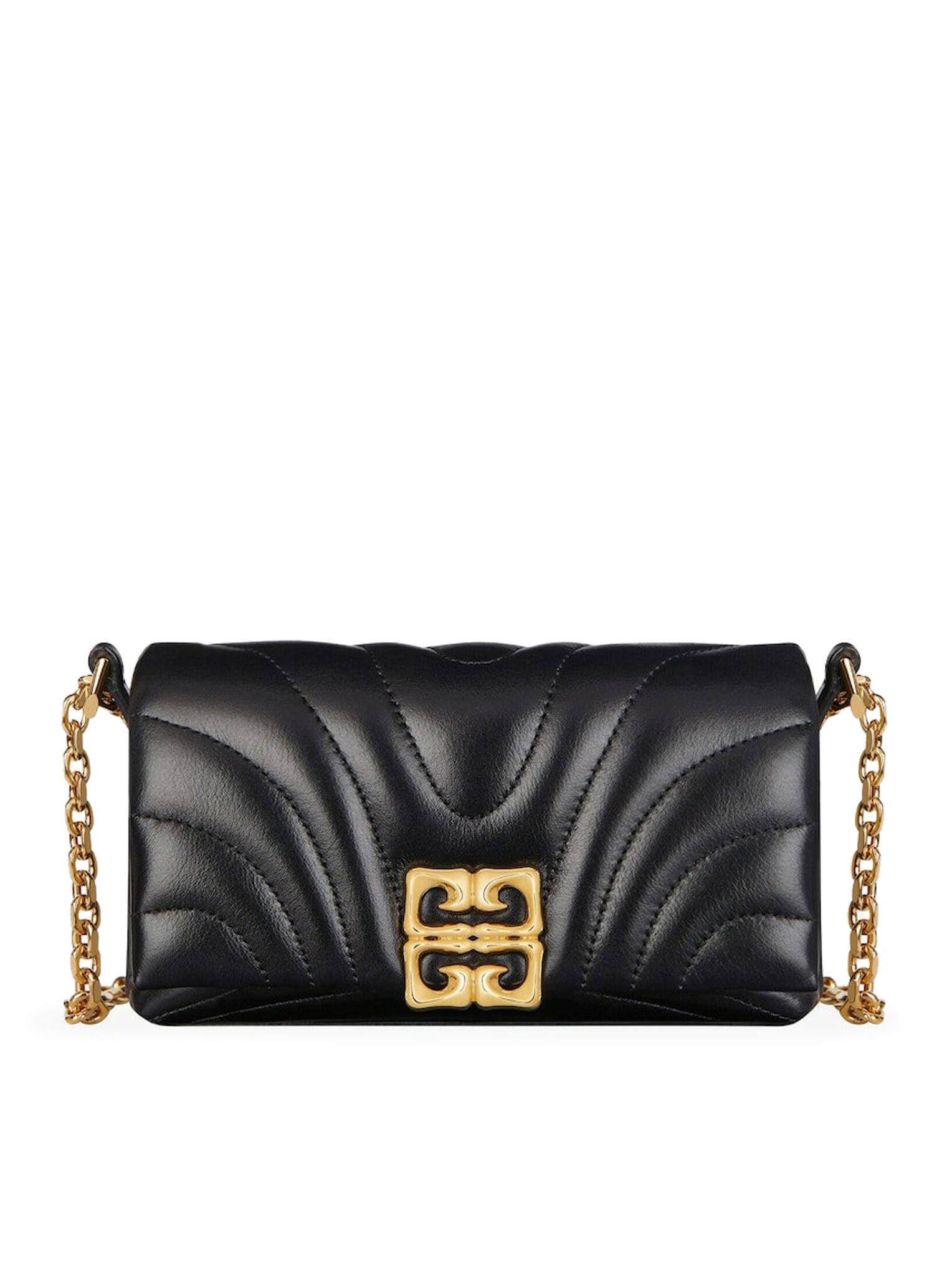 4G Liquid Chain Wallet in Quilted Leather - Stylish RFID-Blocking Crossbody Bag for Women, Perfect for Travel, Shopping & Daily Use
