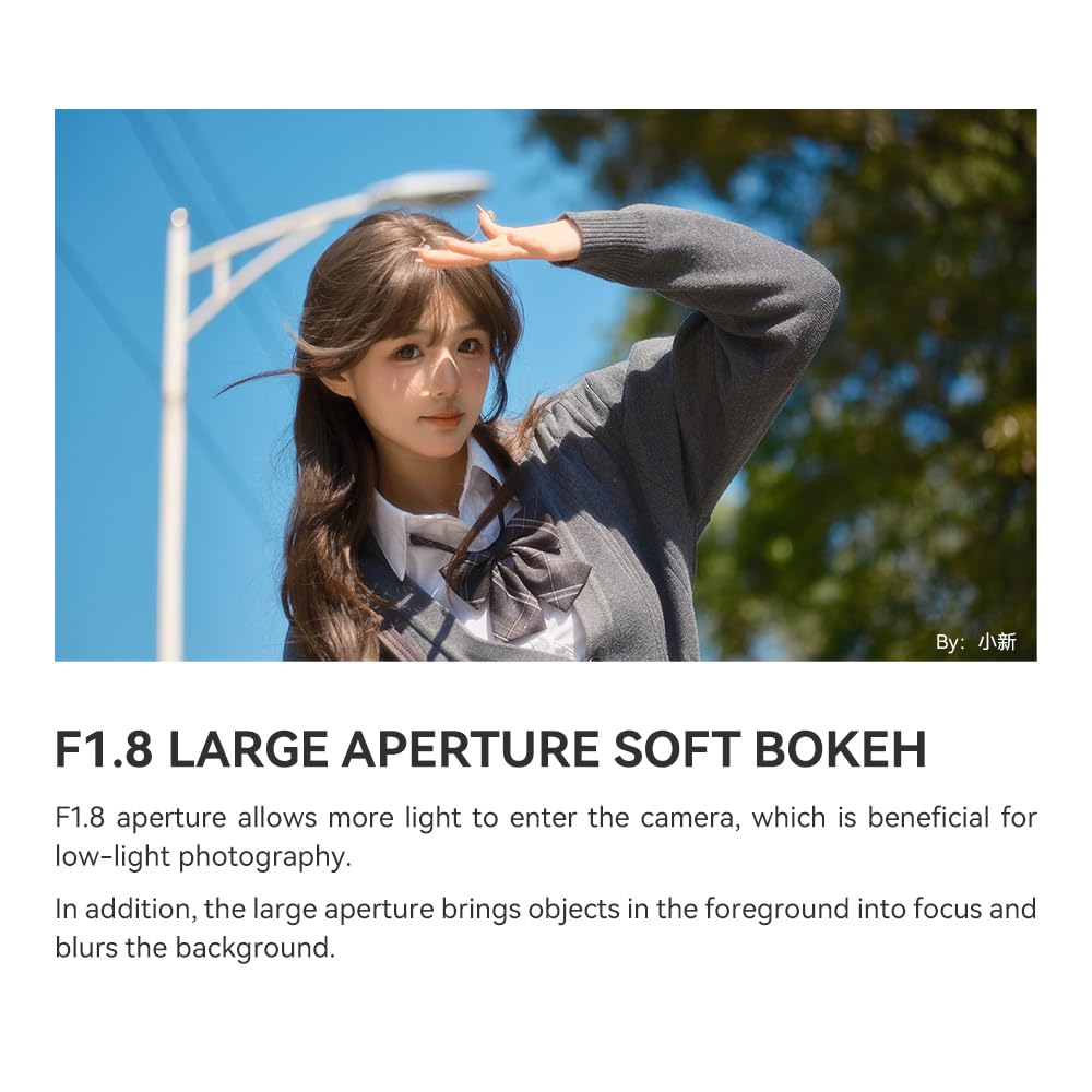 TTARTISAN AF 56mm f/1.8 APS-C Auto Focus Lens for Fujifilm X-Mount Cameras (X-T5, X-T4, X-T30 II, X-S10, X-T200, X-T30, X-H1, X-H2, X-T3, X-T100) - Perfect for Portrait, Street & Low Light Photography