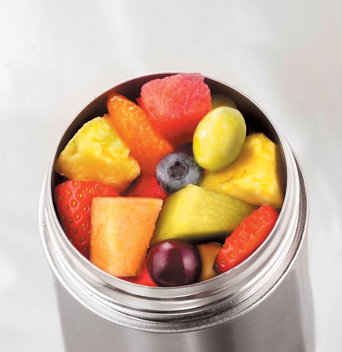 DwellStudio Thermos Vacuum Insulated FUNtainer Stainless Steel Food Jar - 10oz Dinosaur Design | Leakproof Lunch Container for Kids School, Picnics & Outdoor Activities