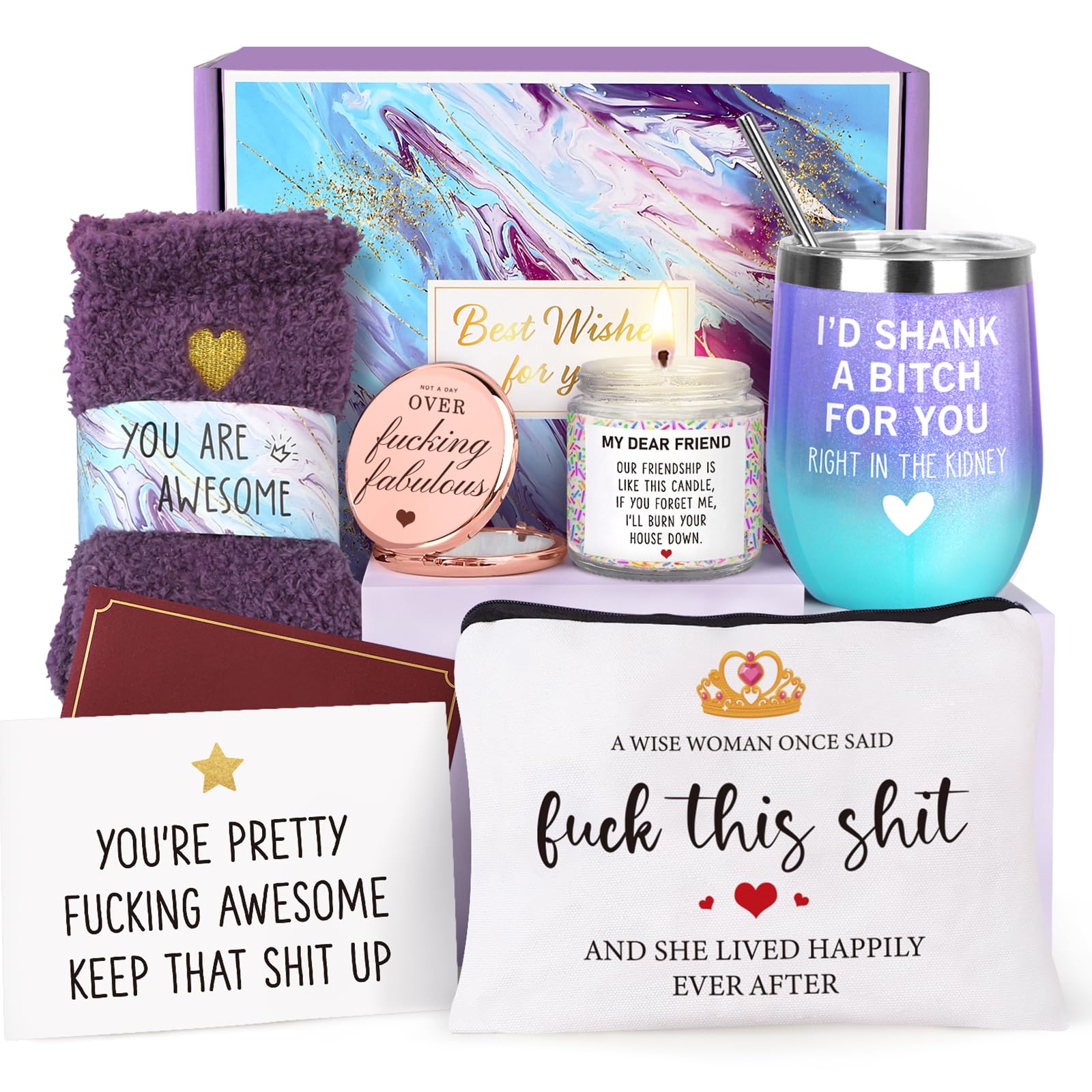 Best Friend Birthday Gifts for Women - Thoughtful Friendship Gifts for Her, Sister & Bestie | Unique BFF Presents for Christmas, Birthdays & Special Occasions | Perfect for Anniversaries, Galentine's Day & Sisterhood Celebrations