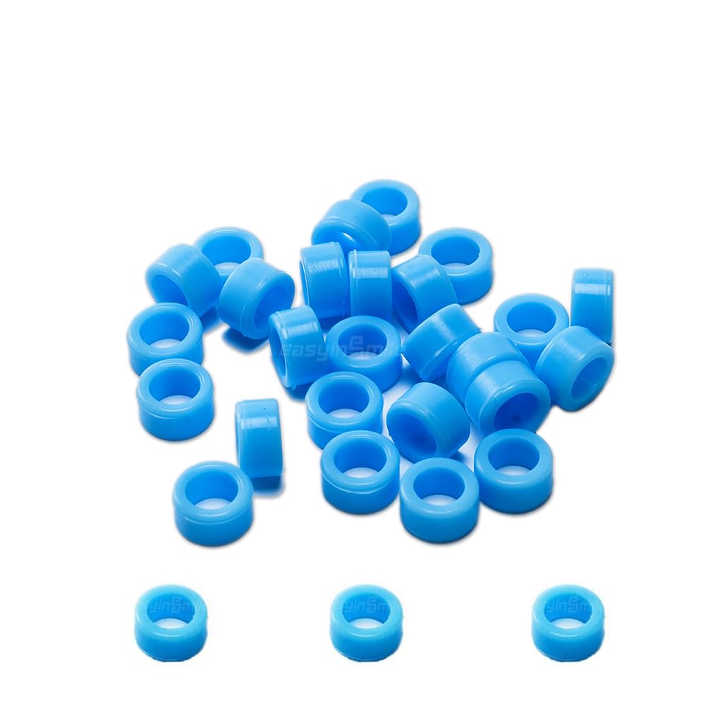 Autoclavable Silicone Dental Color Code Rings - Large Light Blue for Dental Tools Organization