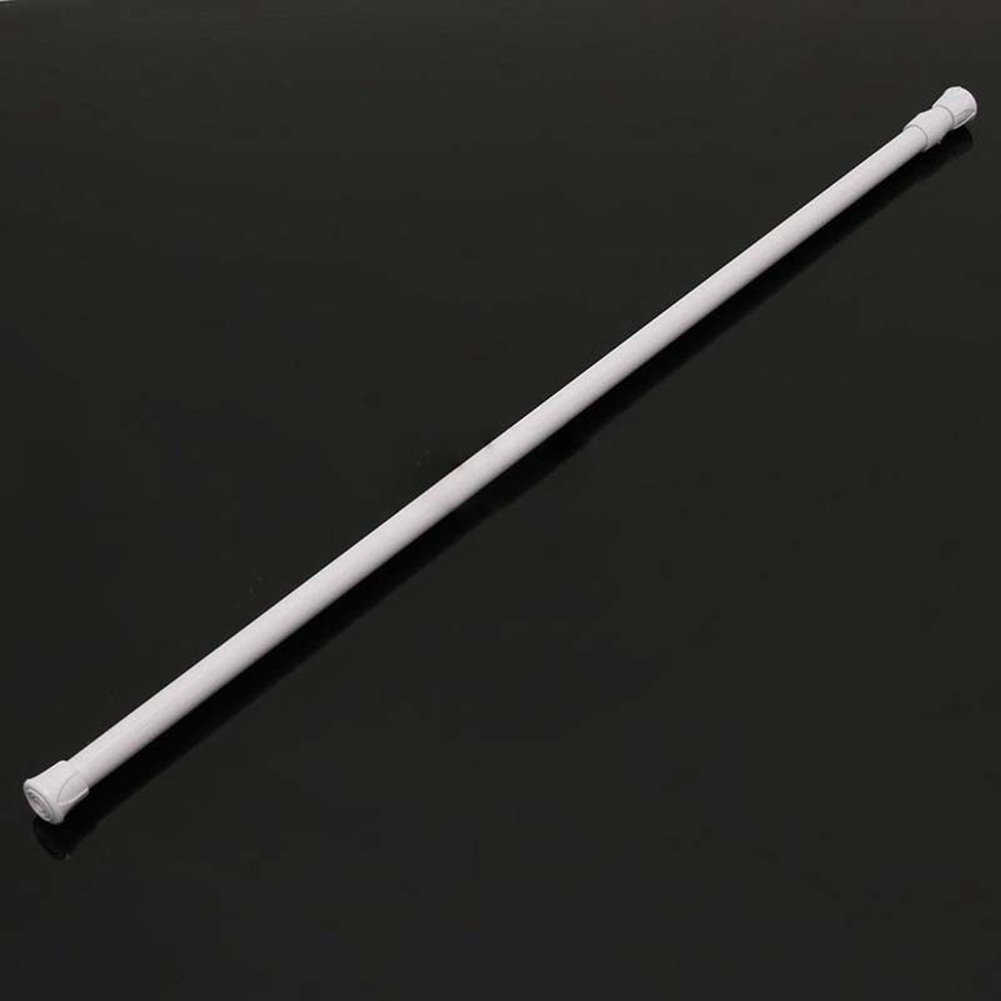 Adjustable Spring Tension Curtain Rod - No Drill Room Divider for Bathroom, Closet, Stall & Windows (Ideal for Dorms, Apartments & Temporary Spaces)