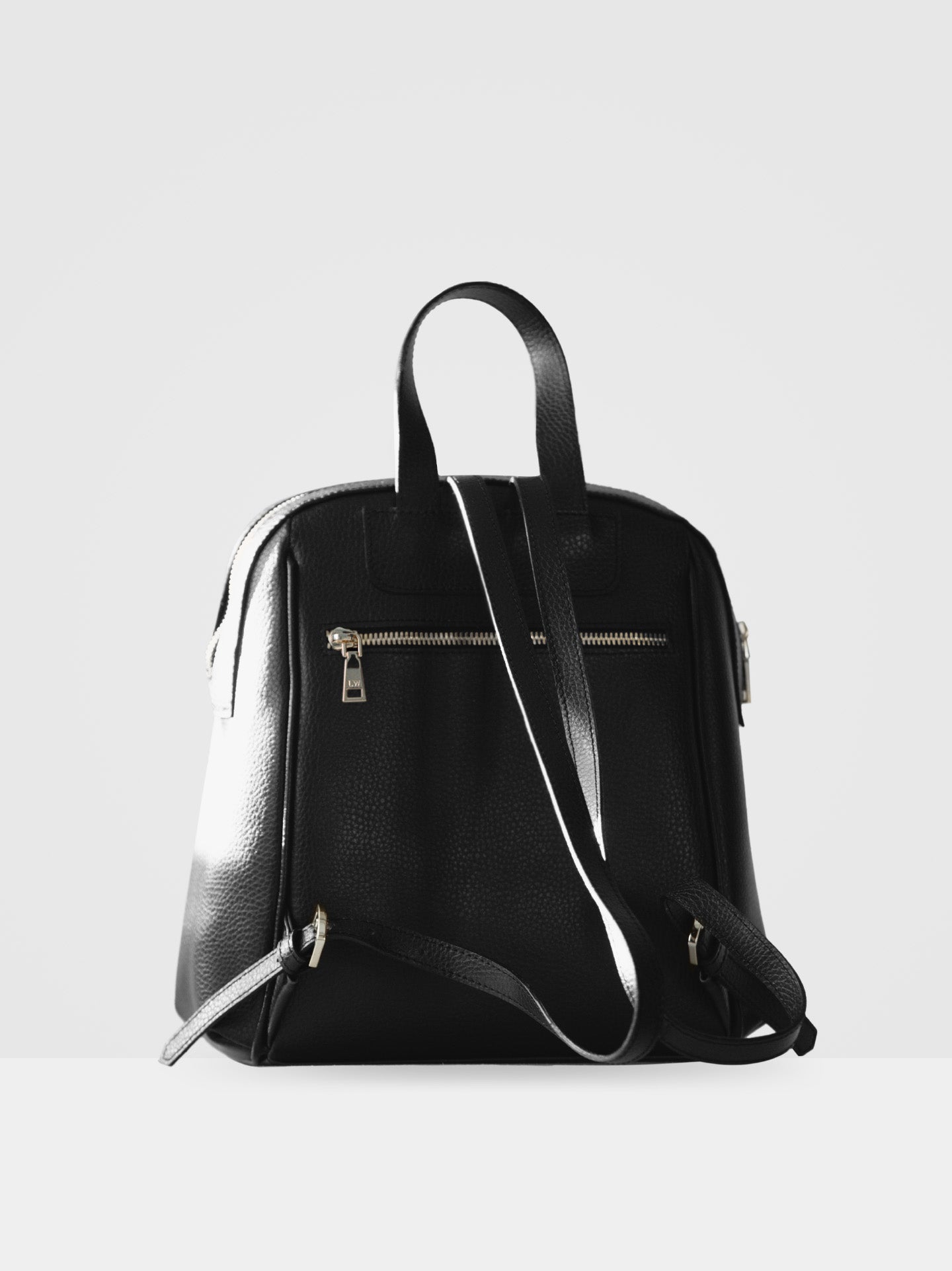 Hazel MIRUM® Vegan Leather Backpack - Stylish Black & Gold for Women | Perfect for Work, Travel & Everyday Use