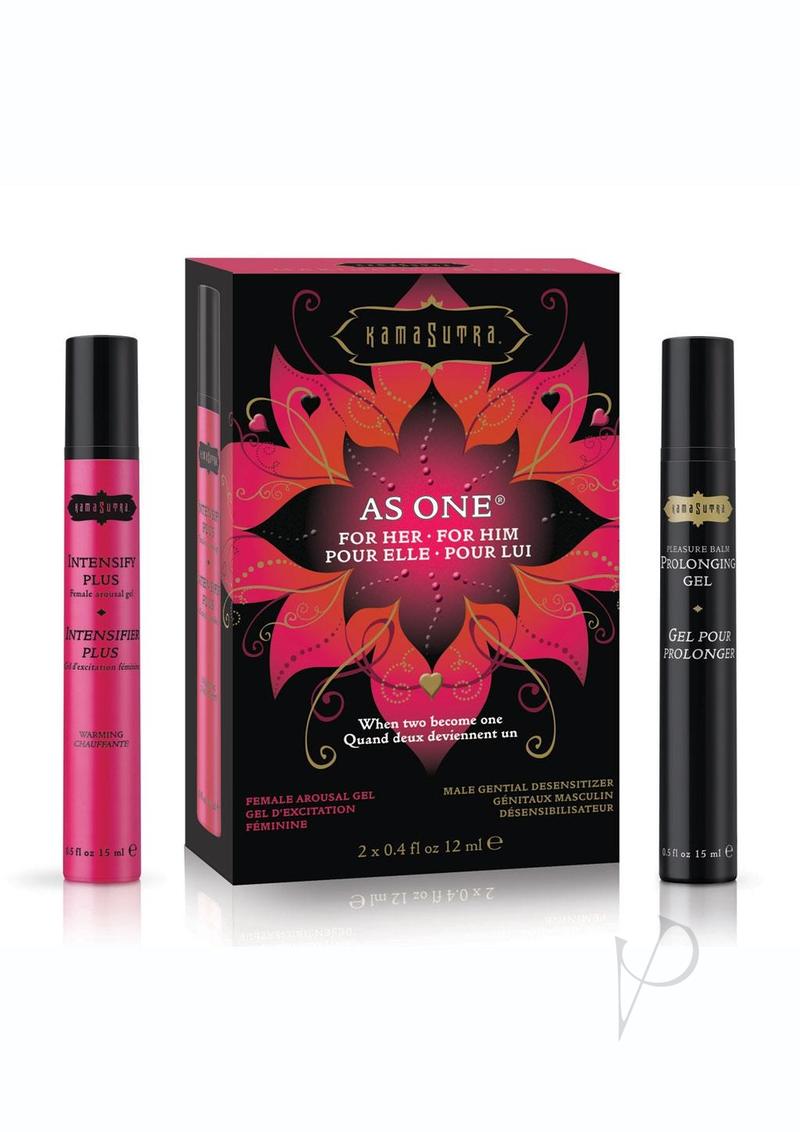 AS ONE: Couples Kit for Dual Pleasure - Enhance Intimacy & Romance for Valentine's Day & Anniversary Gifts